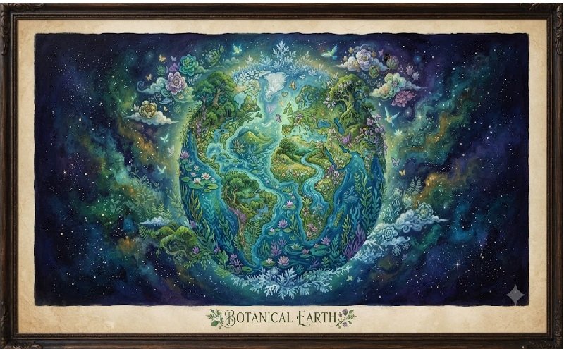 Botanical Earth Pigment Painting